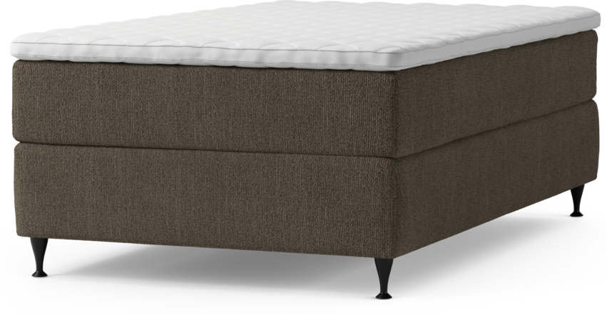 Delux Exclusive - Kontinentalsäng, enkelsäng 120 cm med bäddmadrass och sängben