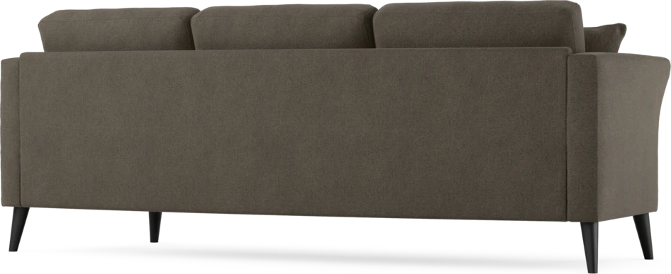 Eden - 3-sits soffa svängd - Brun