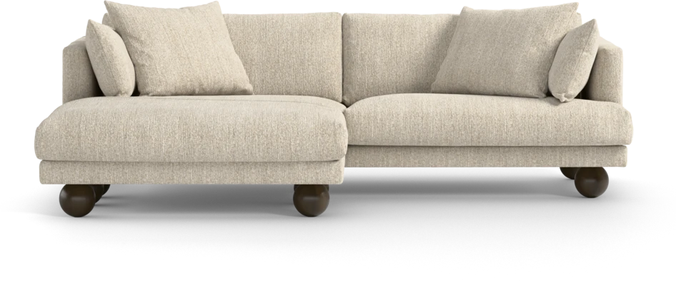 Harper - 4-sits med schäslong XL vänster - Beige