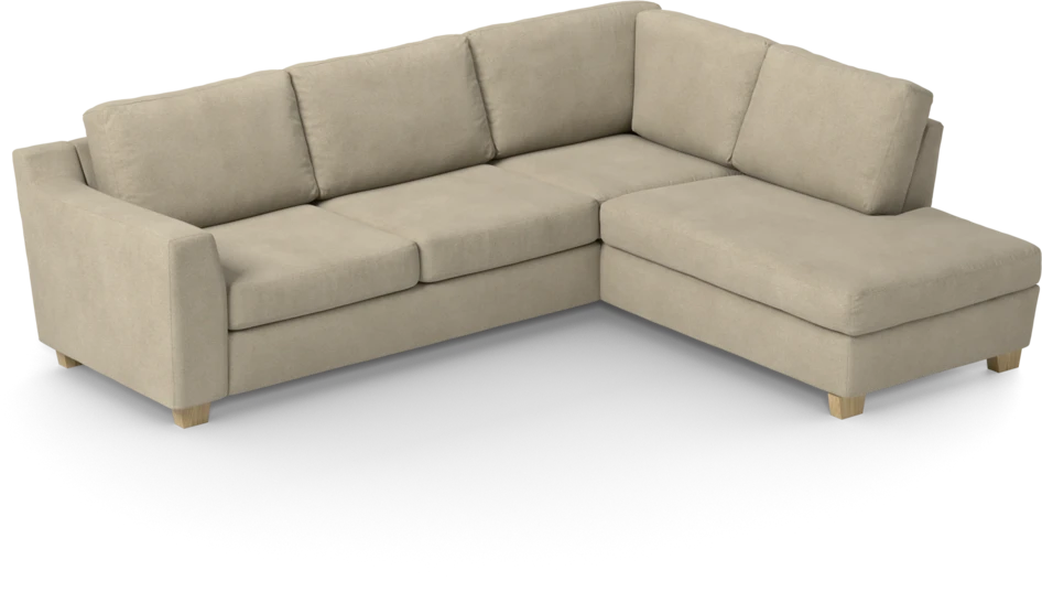 Friday - 2,5-sits soffa med divan höger - Beige