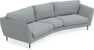 Madison - 3-sits soffa svängd, 90 cm - Turkos