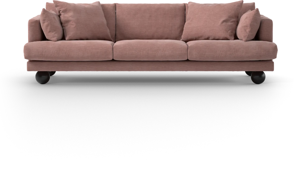 Harper - 4-sits soffa - Rosa