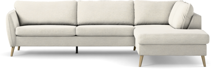 County - 2,5-sits soffa med divan höger - Vit