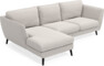Madison Lux - 2-sits soffa med schäslong vänster - Grå