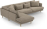 Harper - 3-sits soffa med divan vänster - Beige