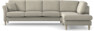 Eden - 3-sits soffa med divan - Brun