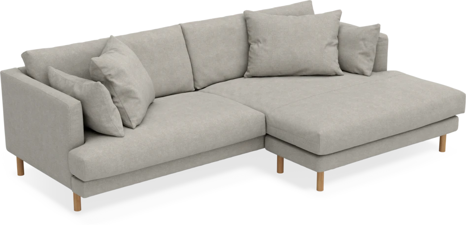 Harper - 4-sits med schäslong XL höger - Beige