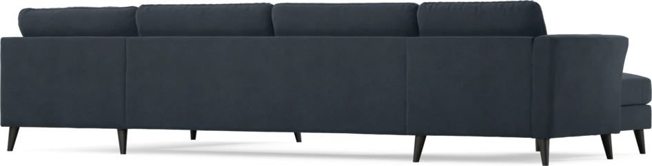 Bridge - 3-sits soffa med schäslong vänster och divan höger - Blå