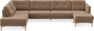 Rio - 4-sits soffa med divan vänster och schäslong höger - Beige