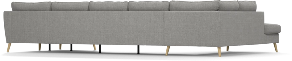 County - 4-sits soffa med divan vänster och schäslong höger - Grå