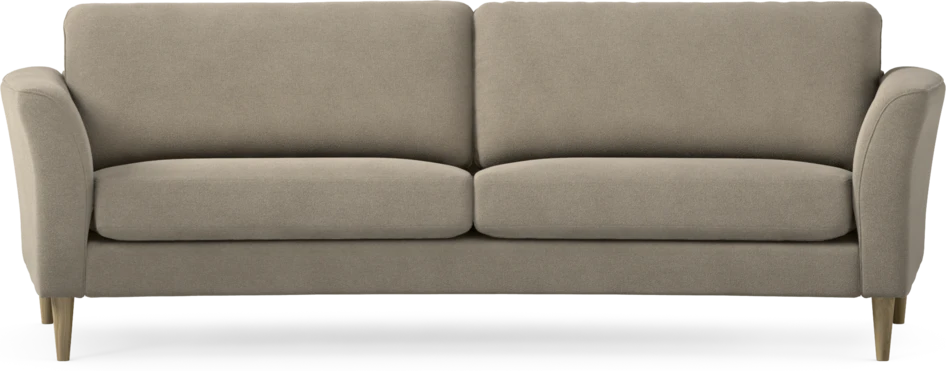 Bridge - 3-sits soffa svängd - Beige