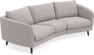 Madison - 3-sits soffa svängd, 70 cm - Beige