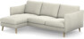 Madison Lux - 2-sits soffa med schäslong vänster - Vit