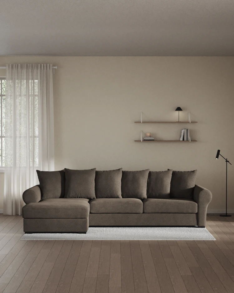 Town - 3-sits soffa med schäslong vänster - inspiration