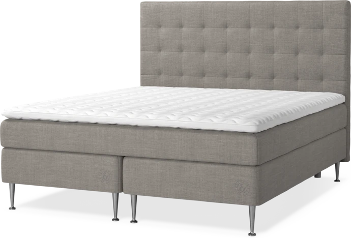 Saltskär, Kontinentalsäng, dubbelsäng med bäddmadrass Saltskär och Bris sänggavel