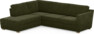 Friday - 2,5-sits soffa med divan vänster - Grön