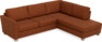 Friday - 2,5-sits soffa med divan höger - Orange