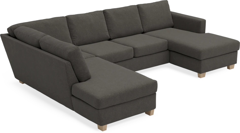 Friday - 3-sits soffa med divan vänster och schäslong höger - Grå