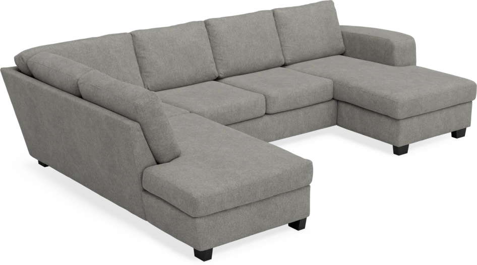 Friday - 3-sits soffa med divan vänster och schäslong höger - Grå