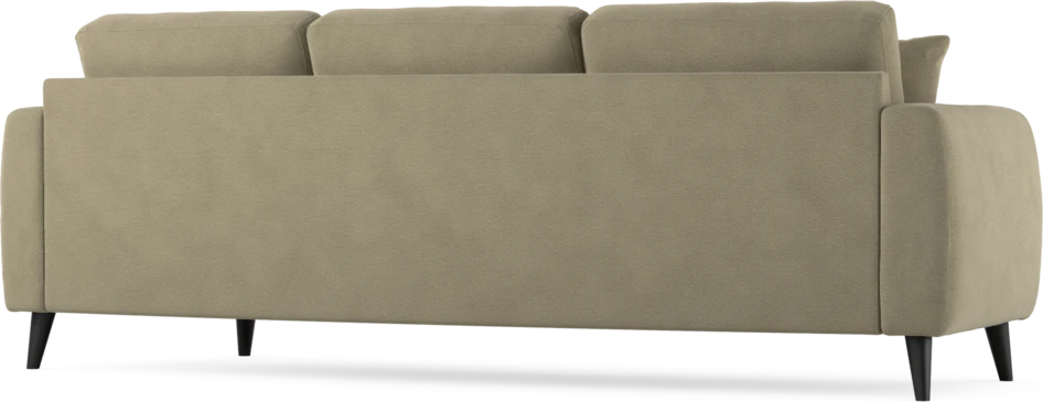 Eden - 3-sits soffa svängd - Beige