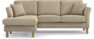 Eden - 2-sits soffa med schäslong - Beige