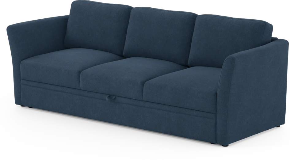 Öland - Bäddsoffa 3-sits, längsbäddad - Blå