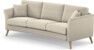 Eden - 3-sits soffa svängd - Beige