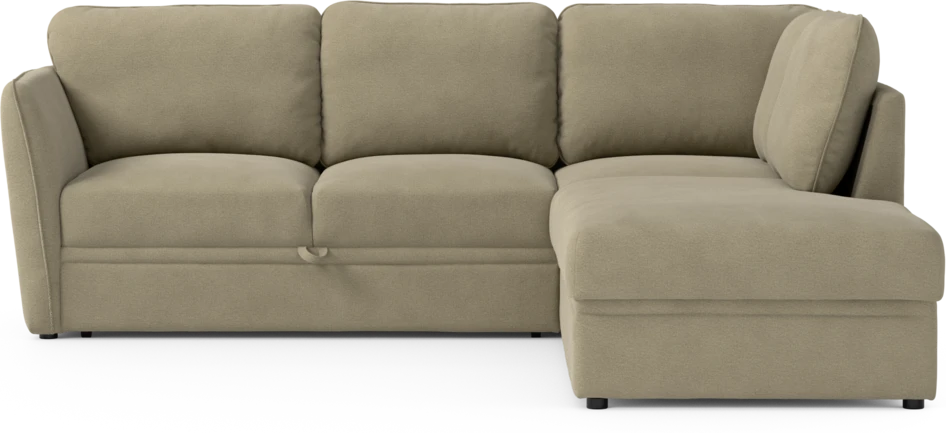 Öland - Bäddsoffa med divan höger - Beige