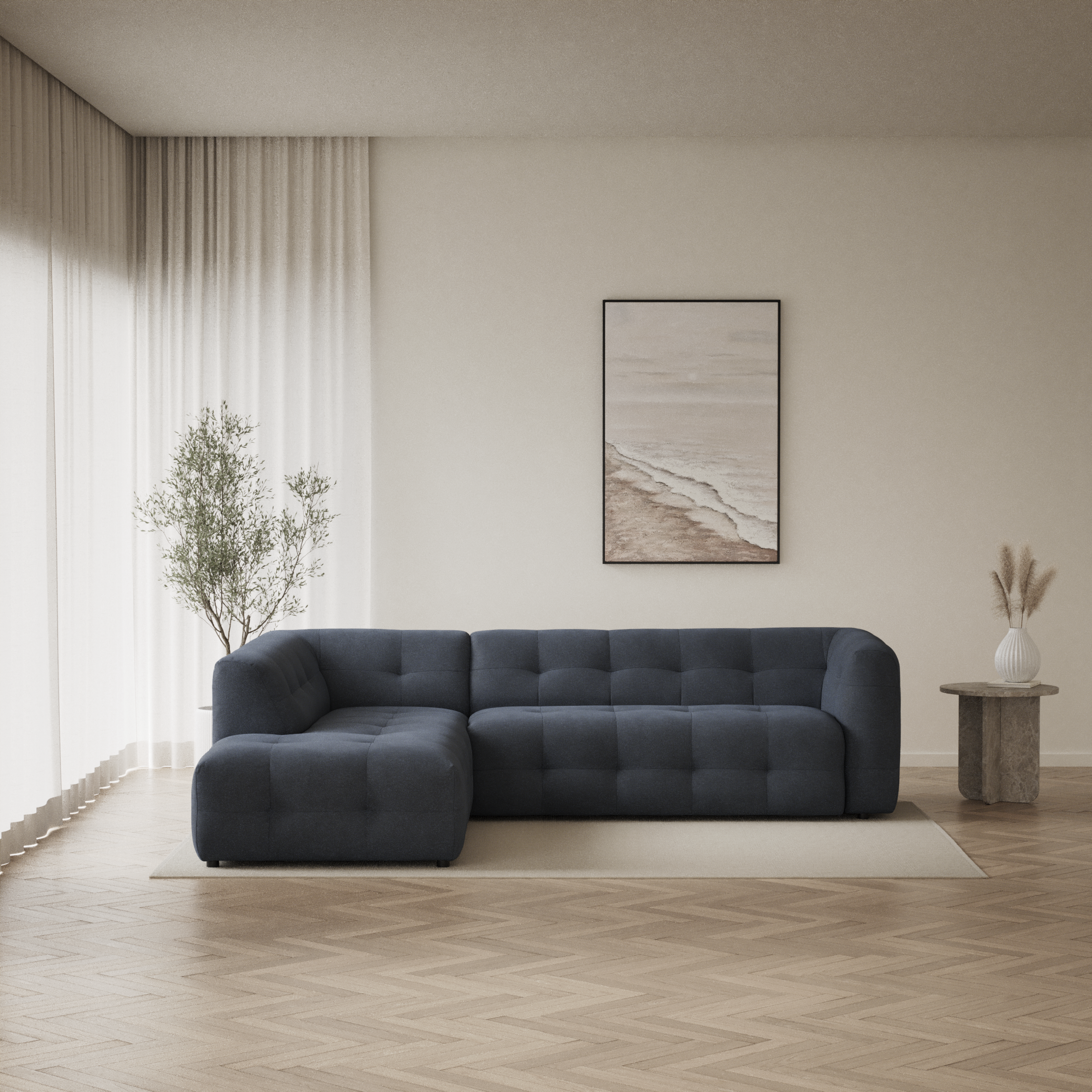 Bella - 3-sits soffa med divan vänster - inspiration