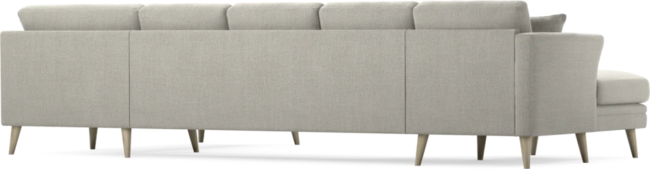 Eden - 3-sits soffa med schäslong vänster och divan höger - Grå