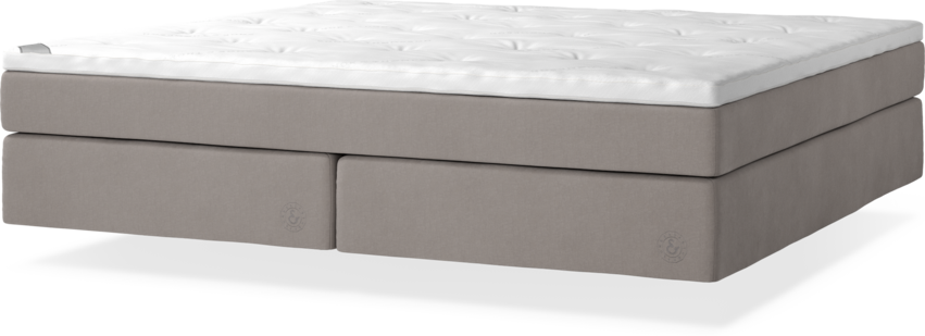 Cape Farewell - Kontinentalsäng, dubbelsäng med svävande utseende - Grå