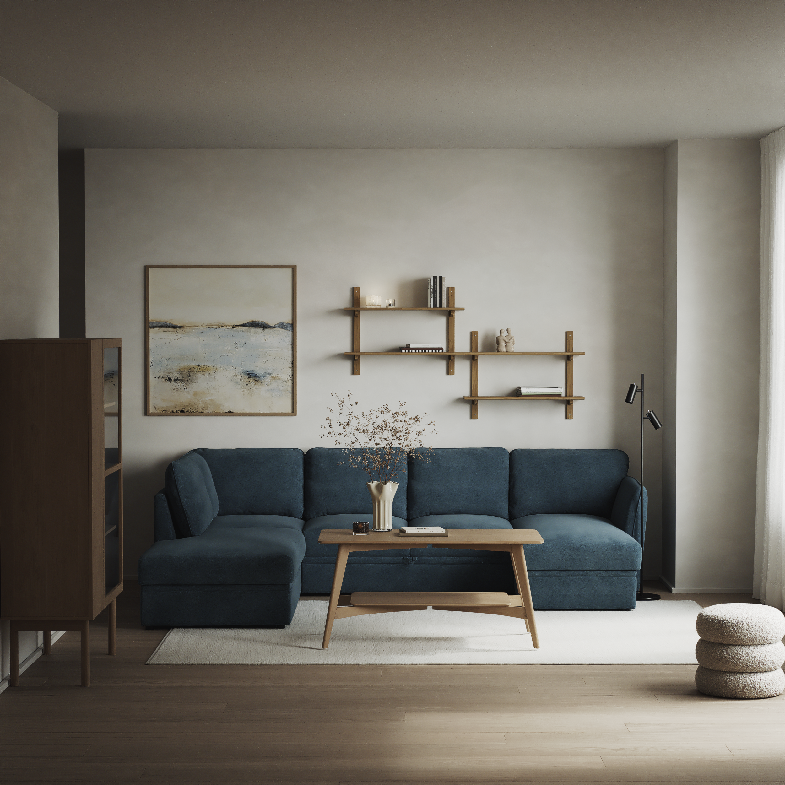 Öland - Bäddsoffa med divan vänster och schäslong höger - inspiration