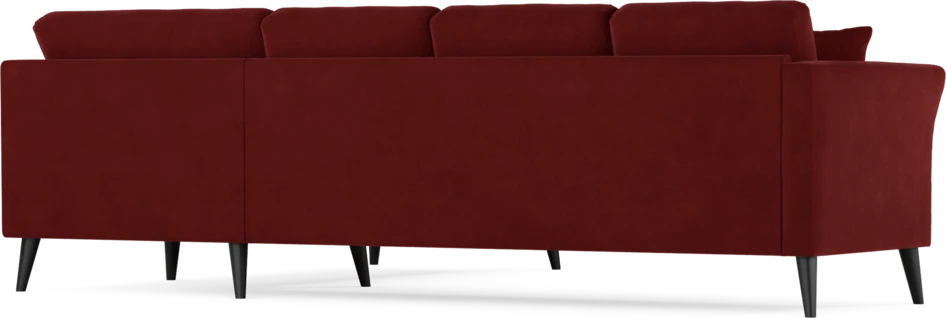 Eden - Hörnsoffa, 3+2-sits - Röd