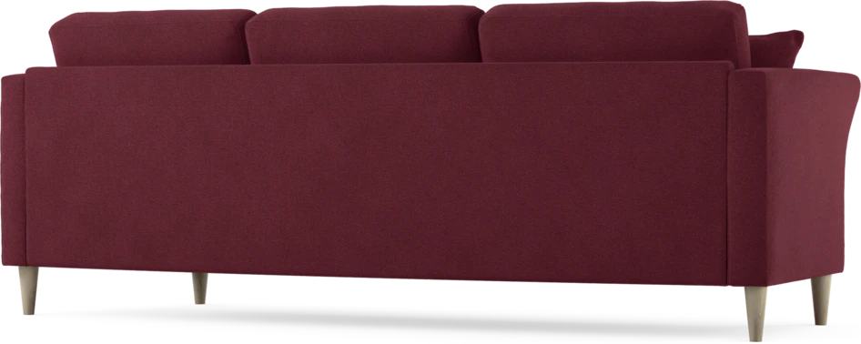 Eden - 3-sits soffa svängd - Röd