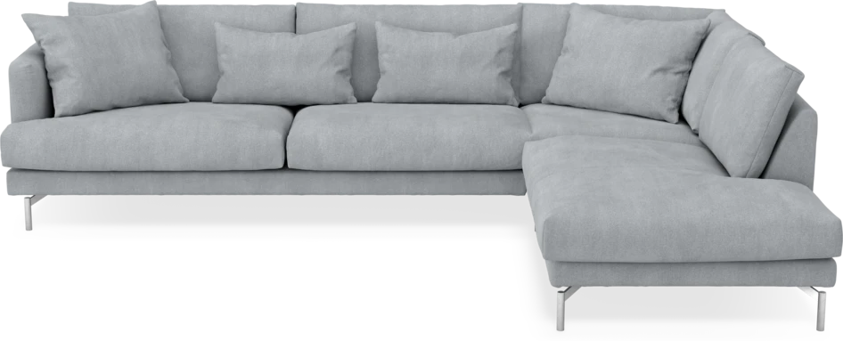 Harper - 3-sits soffa med divan höger - Grå