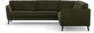 Bridge - Hörnsoffa, 3+3-sits - Grön