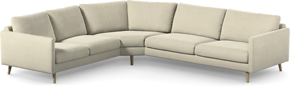 Madison Lux - Hörnsoffa 2+3-sits, hörn 2 - Vit