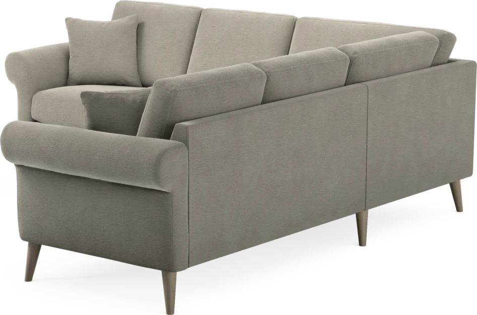 Eden - Hörnsoffa, 2+2-sits - Brun