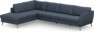 County - 3-sits soffa med divan vänster - Blå