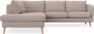 Madison - 2-sits soffa med divan vänster - Beige