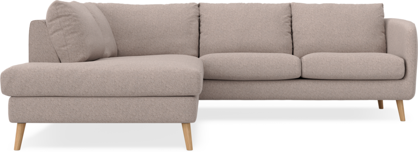 Madison - 2-sits soffa med divan vänster - Beige