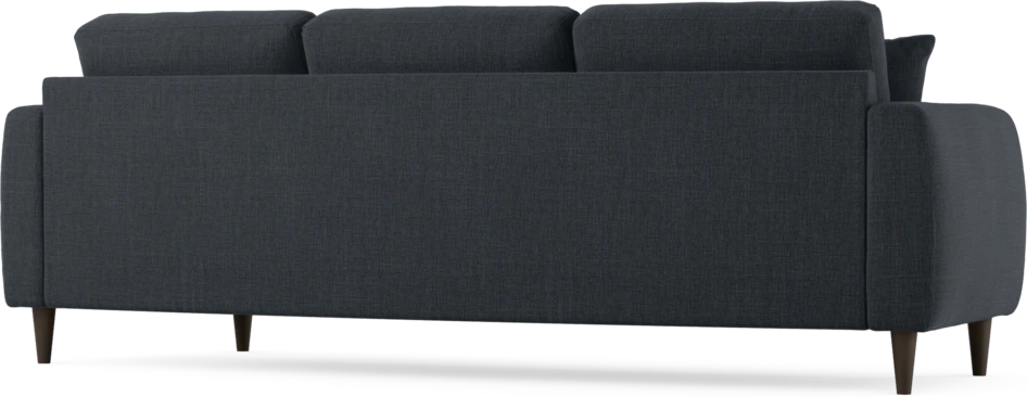 Eden - 3-sits soffa svängd - Blå