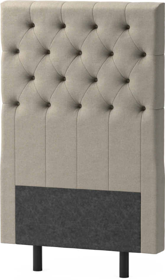 Delux Pikerad XL - Sänggavel, 90-210 cm - Beige