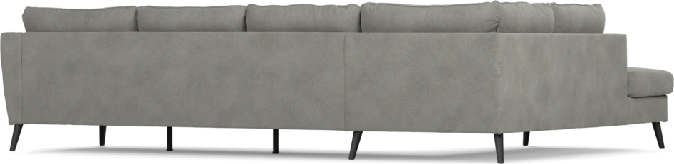 County - 3-sits soffa med divan vänster - Grå