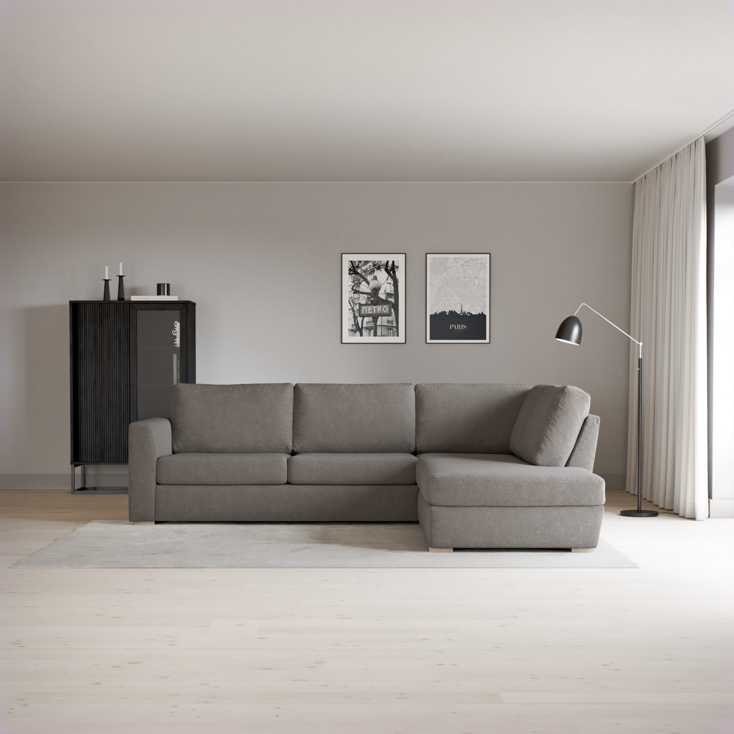 Friday - 2,5-sits soffa med divan höger - inspiration