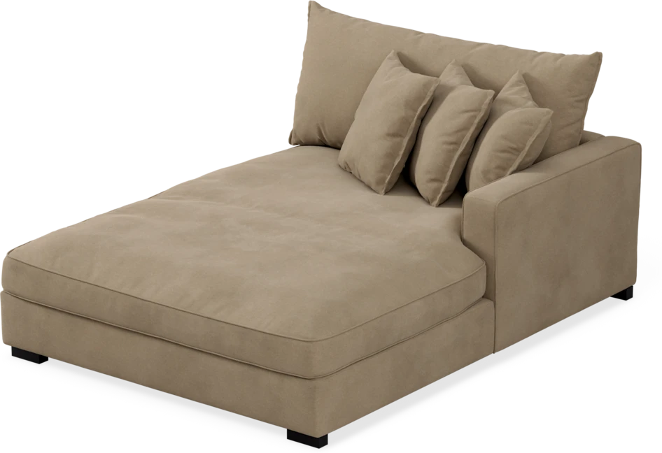 Rossi - Schäslong XL höger - Beige