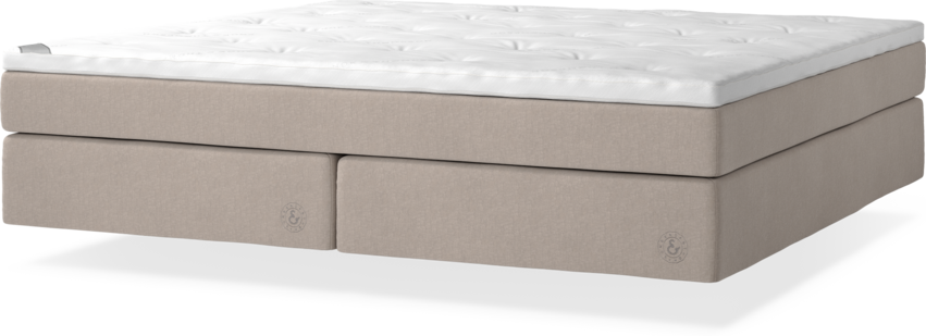 Cape Farewell - Kontinentalsäng, dubbelsäng med svävande utseende - Beige