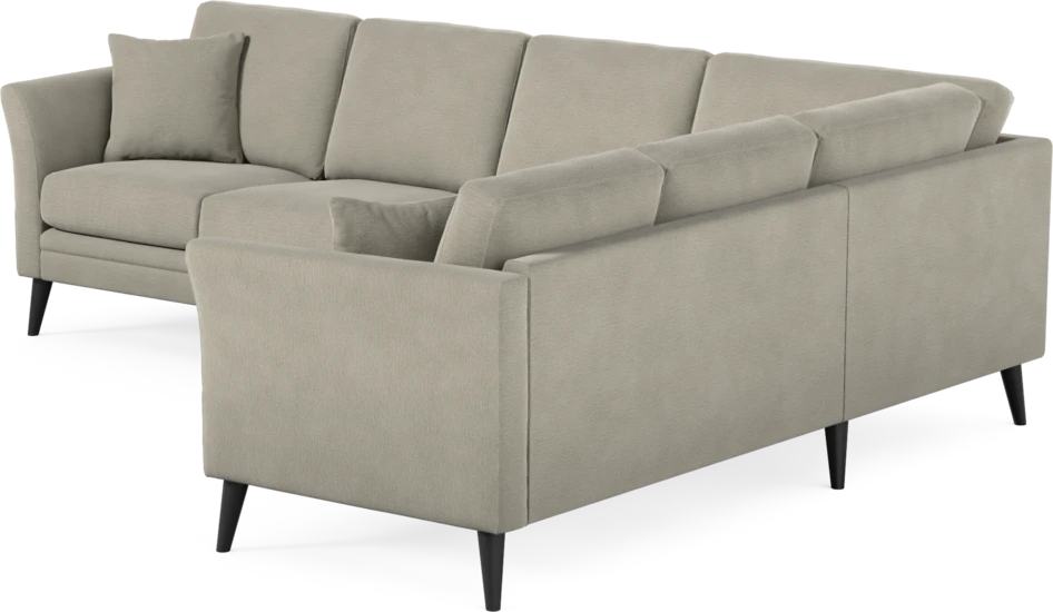 Eden - Hörnsoffa, 3+2-sits - Brun