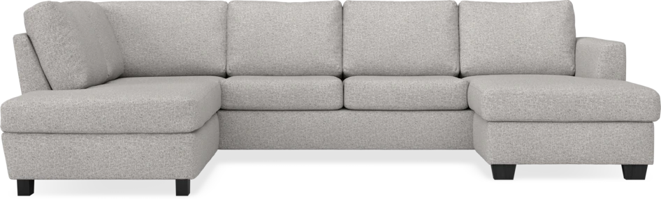 Friday - 3-sits soffa med divan vänster och schäslong höger - Vit
