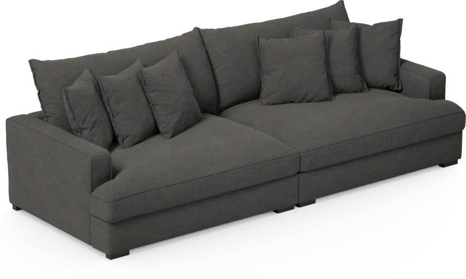 Rossi - 4-sits soffa - Brun